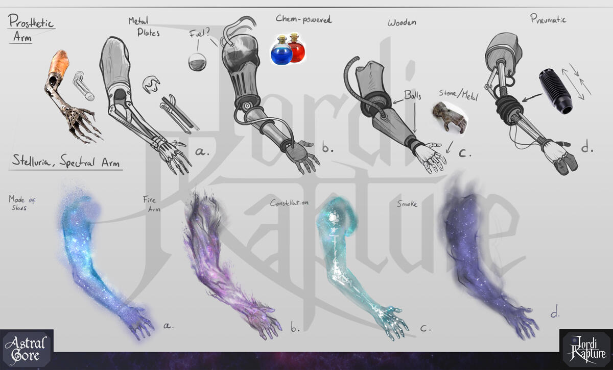 Prosthetic and Spectral Arms Explorations