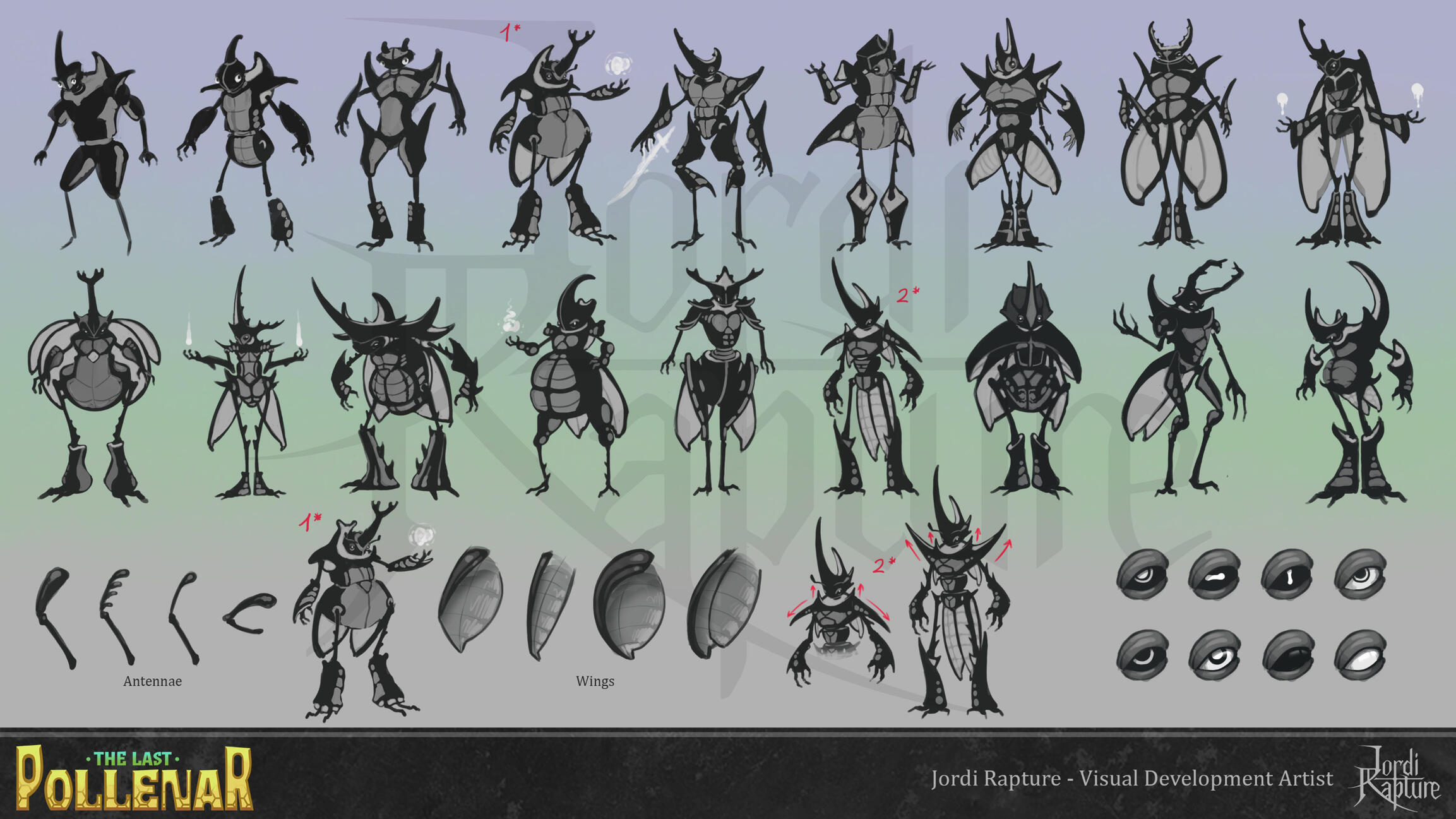 Mantodean Thumbnails Explorations