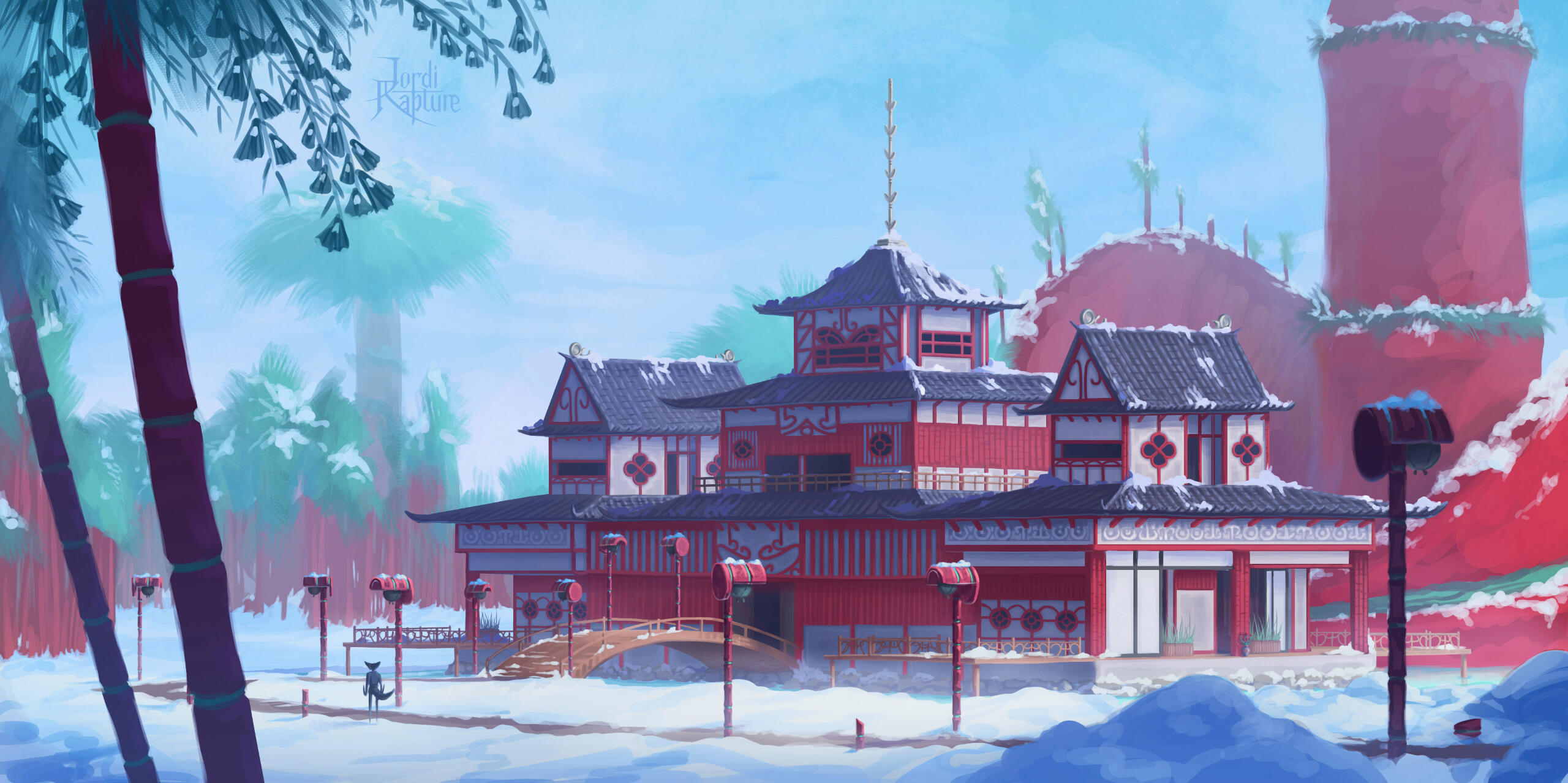 Furui Bamboo Temple - Final Render